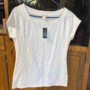 White House Black Market white tee shirt